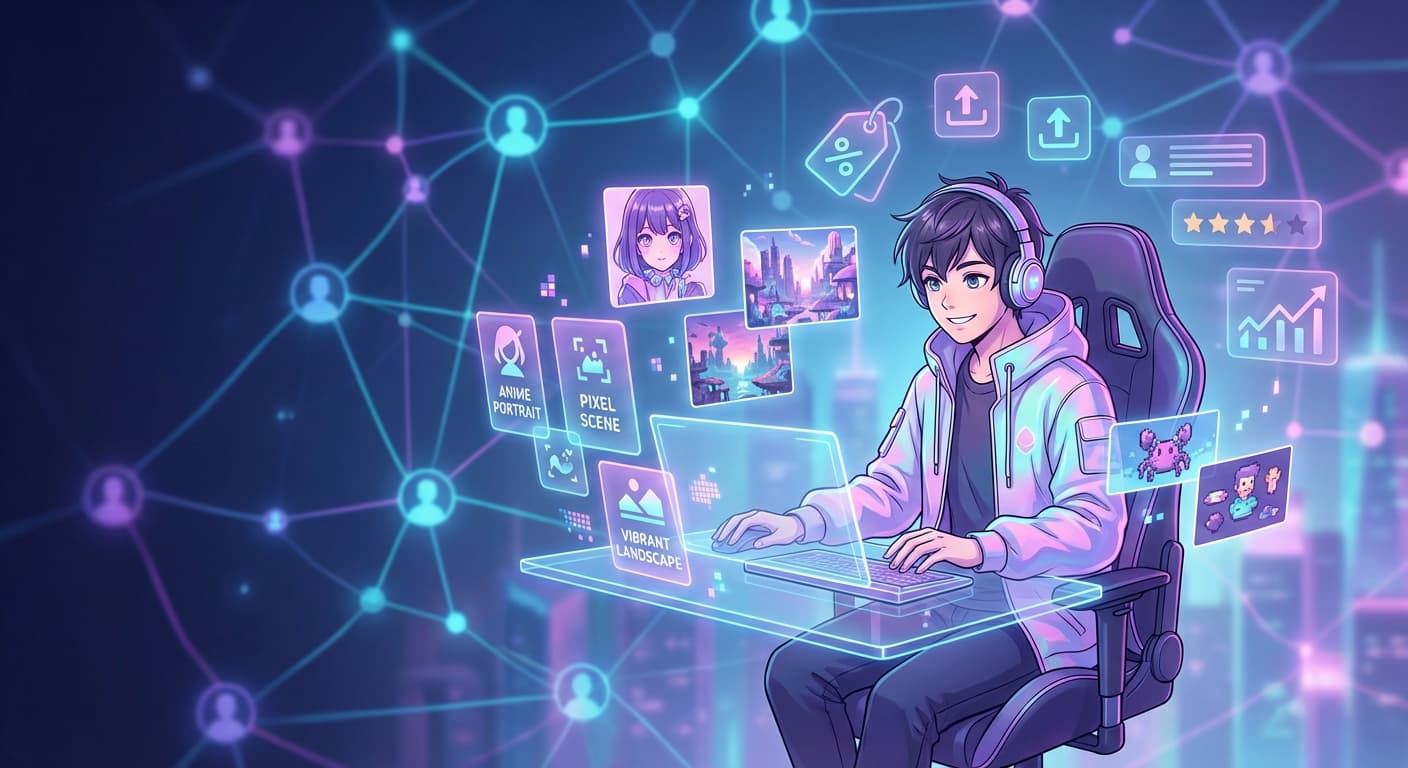 Introducing the WaifuPixel Community Marketplace: Monetize Your Creative Prompts