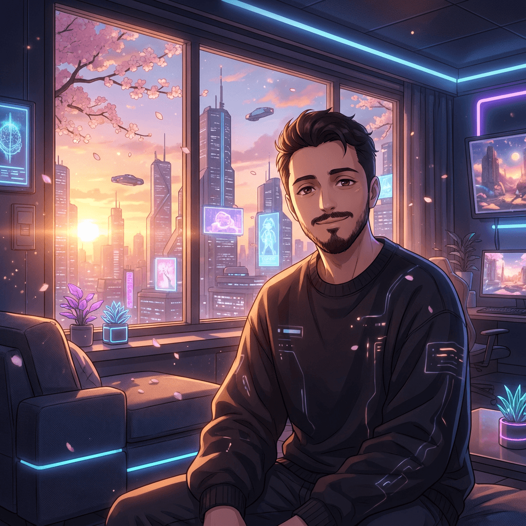 Warm & Cozy Anime Illustration